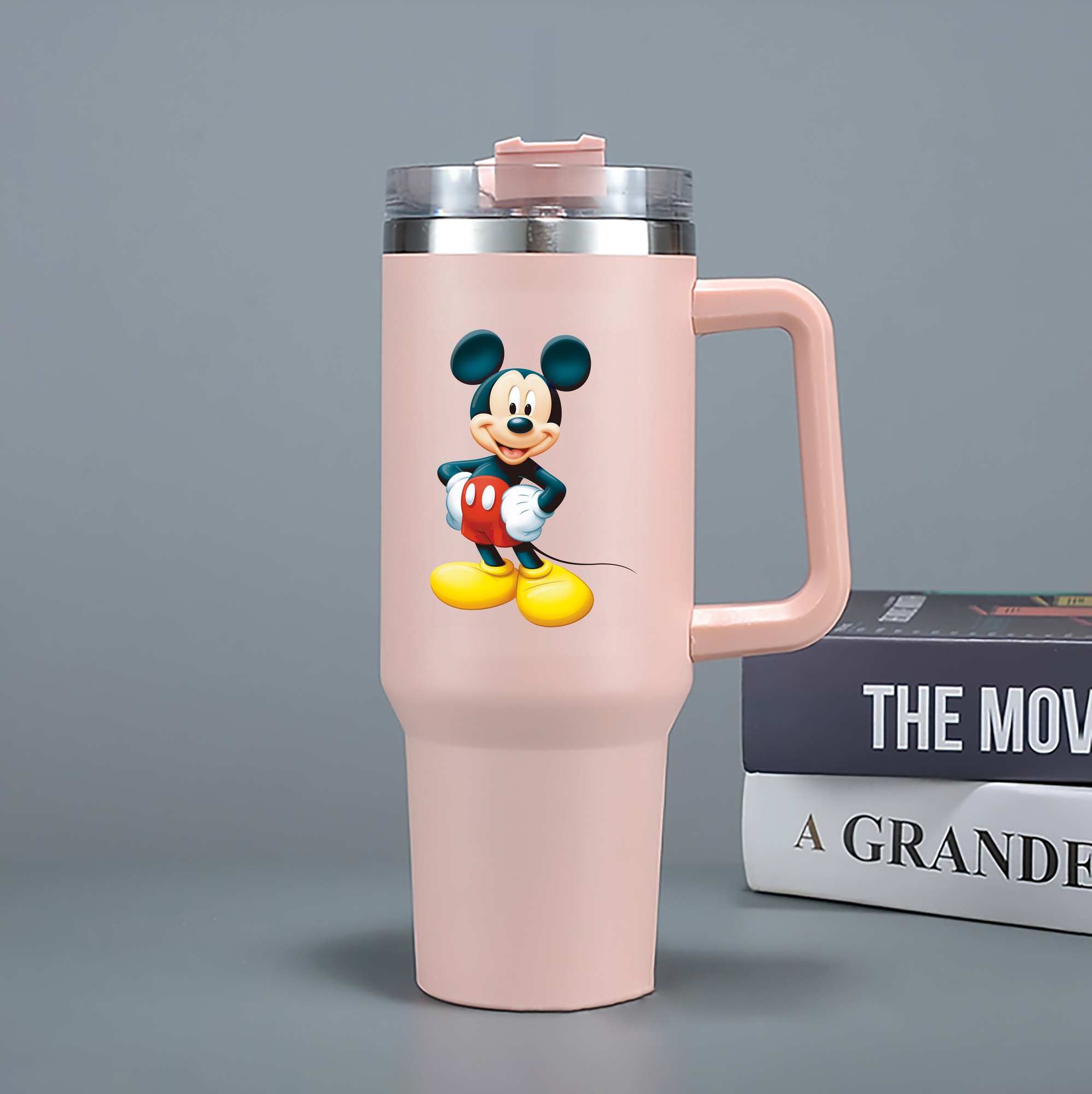 （画像用） ミッキーマウス Mickey Mouse 1200mL車用タンブラー（カラープリント）